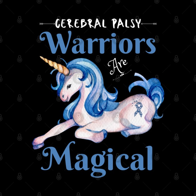 Cerebral Palsy Warriors Are Magical, Cute Green Unicorn by JustBeSatisfied