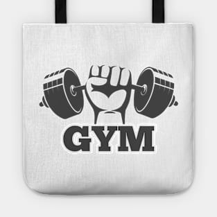 Fitness club or Gym Logo Emblem. Tote