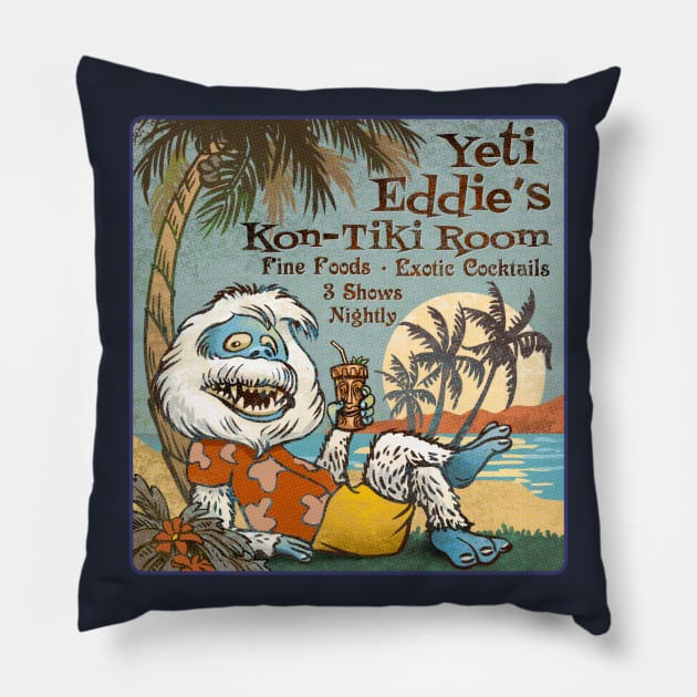 Yeti Eddie's Pillow by ChetArt