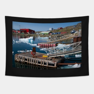 The Jetty Narsaq Greenland Tapestry