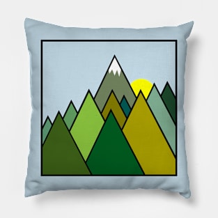 mountain range Pillow