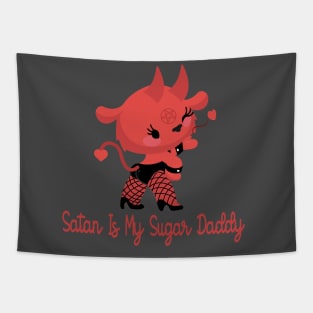 satan is my sugar daddy Tapestry