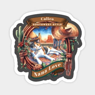 Sedona Cat Southwest Style Nana Love 38C Magnet