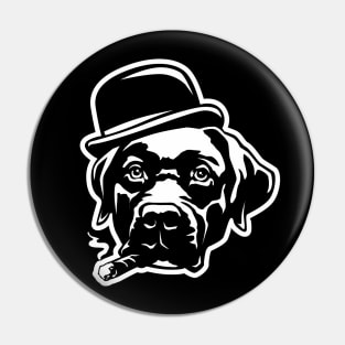 Labrador Retriever Mobster Pin