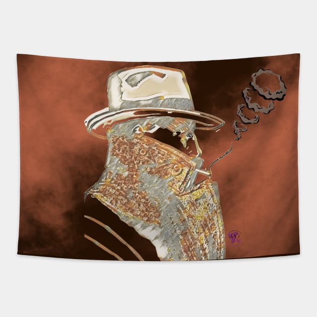 Film noir detective Tapestry by Viper Unconvetional Concept