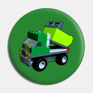 Brick Creations - Garbage Truck Pin