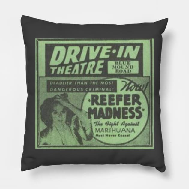 Reefer Madness Pillow by TristanYonce