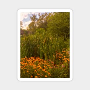 Central Park Bridge Flowers Manhattan NYC Magnet