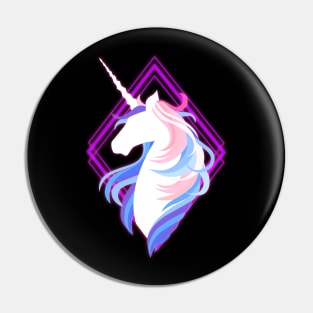 Neon Magic Unicorn Pin