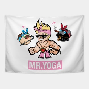 Mr. Yoga and the Pugs Spiritual Gangsta Tapestry