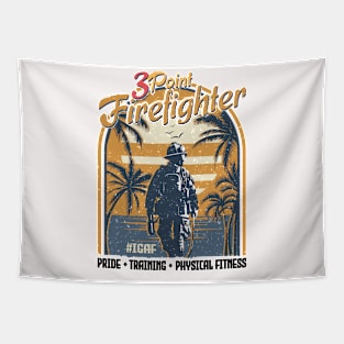 Summer Firefighter Tapestry