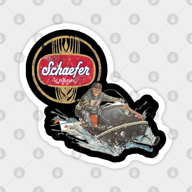 Schaefer-Beer Magnet by dtr_art