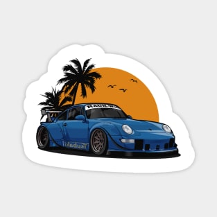 RWB 993 Sunset Vibes (Blue) Magnet