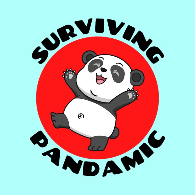 Surviving Pandamic | Panda Pun by Allthingspunny