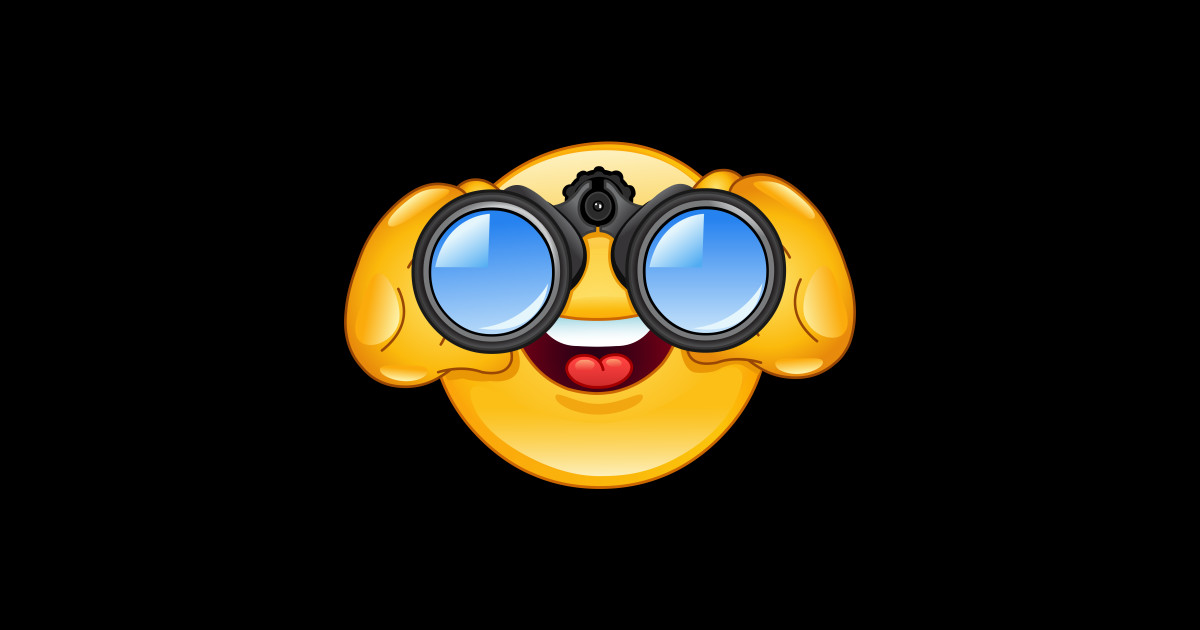 Binoculars Emoji Emoji TeePublic