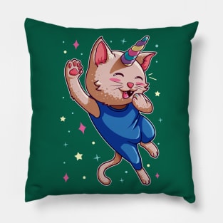 Meowgical Cat Unicorn v3 Pillow