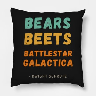 Dwight Schrute - bears, beets, battlestar galactica Pillow