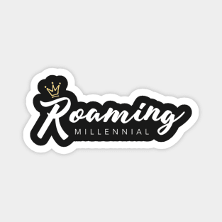 Roaming Millennial Logo Magnet