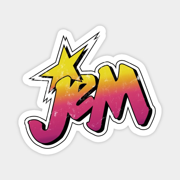 Jem and The Holograms Magnet by MalcolmDesigns