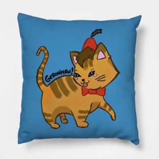 11th doctor cat Pillow