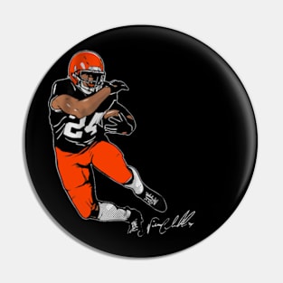 Nick Chubb Superstar Pose Pin