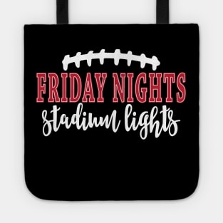 Friday Night Stadium Lights Football Tote