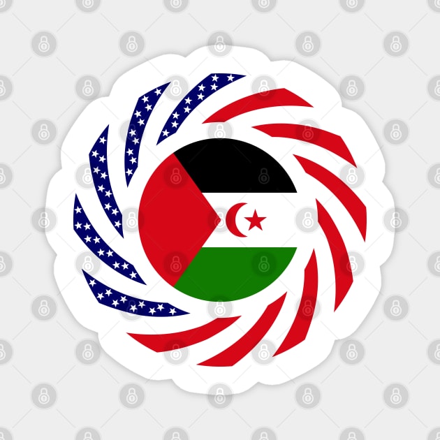 Sahrawi Arab Democratic Republic American Multinational Patriot Flag Series Magnet by Village Values