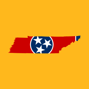 Tennessee Flag Map T-Shirt