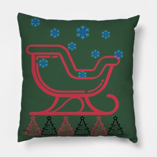 Christmas Sleigh Pillow