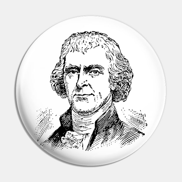 Thomas Jefferson Pin by Historia