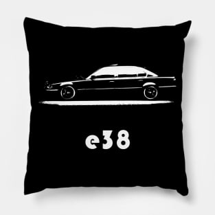 e38 siple design Pillow