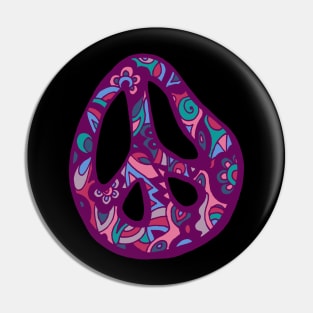 Peace and Psychedelia Pin