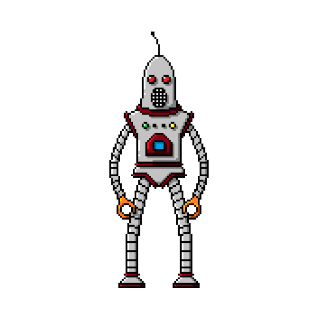 Pixel Robot 187 by Vampireslug