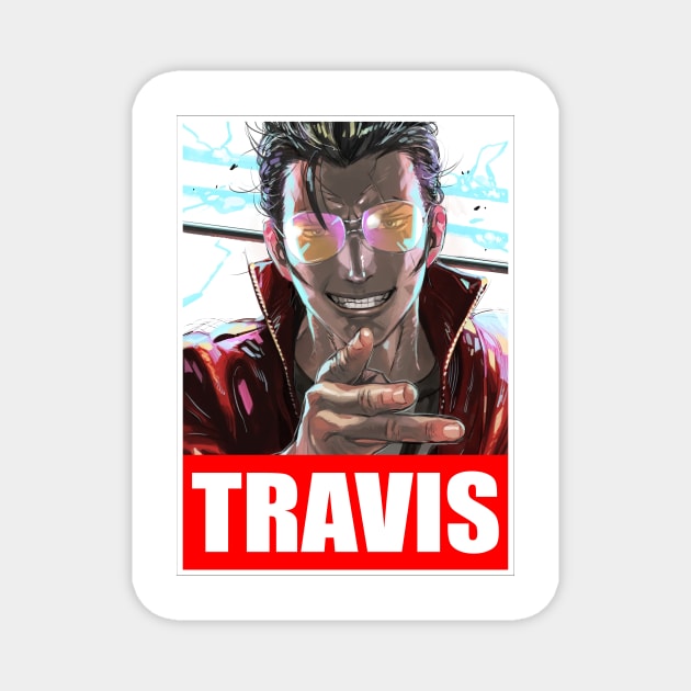 Travis No More Heroes 3 Magnet by Borton