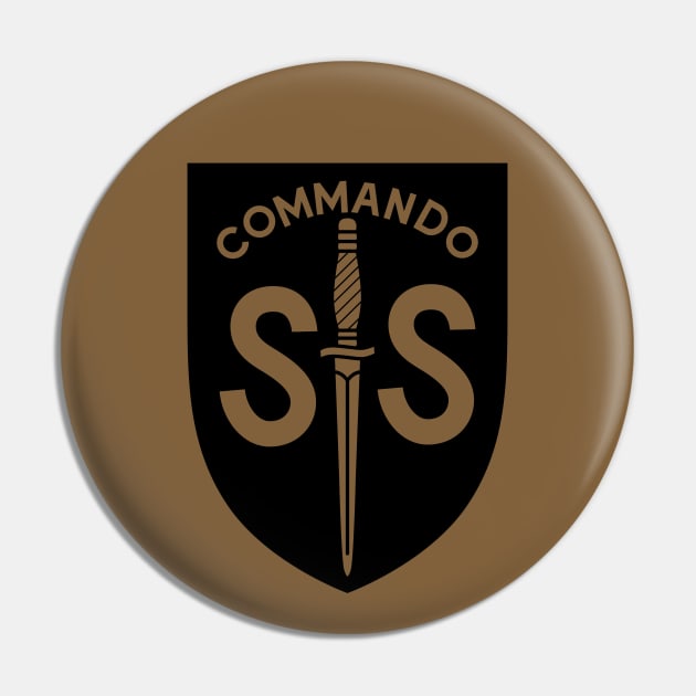 WW2 British Army No2 Commando SAS Badge Pin by GRIM GENT