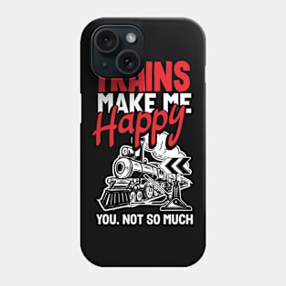 Funny Trainspotter Trainspotting Gift Idea Phone Case