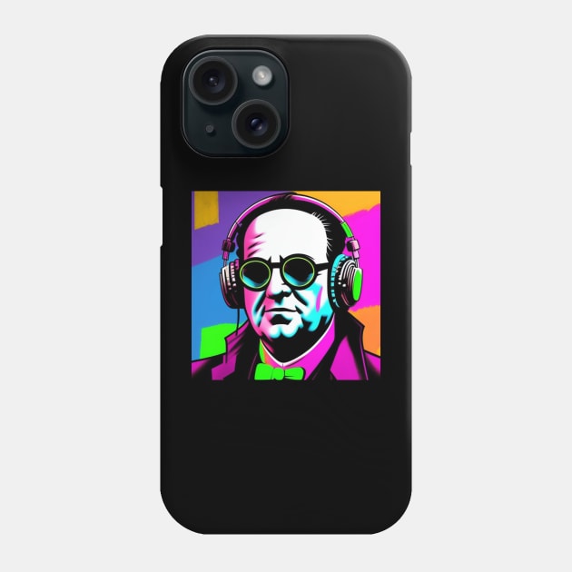 Big Daddy Dollas Pop Art Retro Headphones Phone Case by musicgeniusart