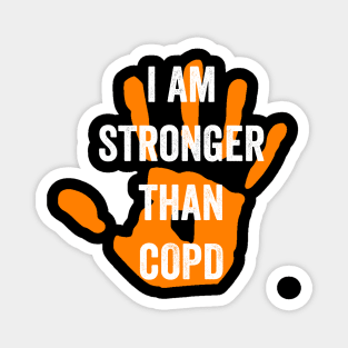 Chronic obstructive pulmonary disease - COPD awareness - orange ribbon awareness Magnet