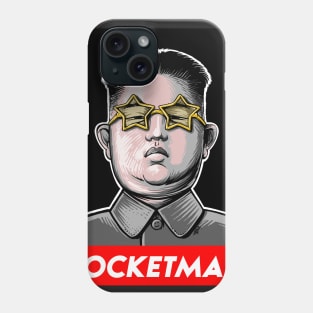 President Trump Kim Jong Un Rocket Man Phone Case
