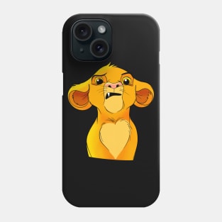 Simba fan art, the lion king character Phone Case