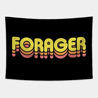 Retro Forager Tapestry