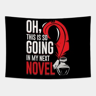 Novel Book Author Writer Novelist Gift Tapestry