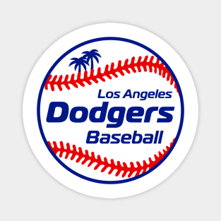 Dodgers 80s Retro Ball Magnet