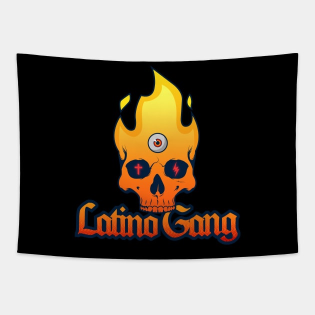 Latino Gang Tapestry by liomal