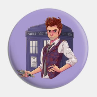 Doctor Who TARDIS - 14th Doctor Pin