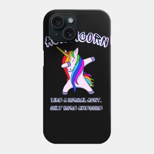 Aunticorn Like a Normal Aunt But More Awesome Vintage Phone Case