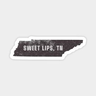 Sweet Lips - Map (Distressed) Magnet