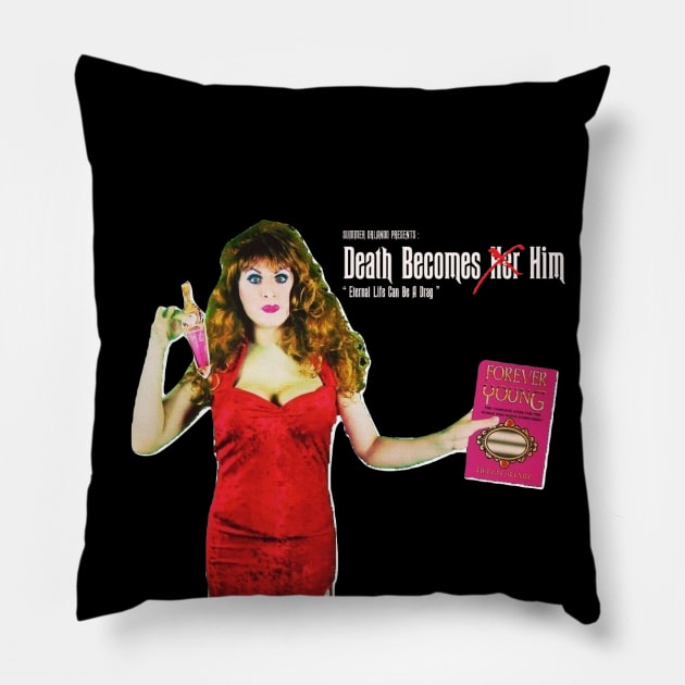 Death Becomes Him Helen Sharp Shirt Pillow by Summer Orlando