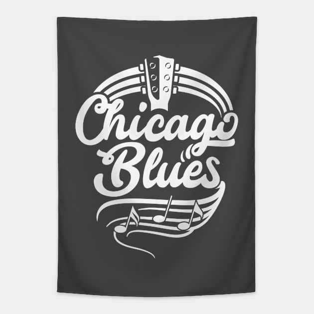 Chicago Blues Tapestry by rojakdesigns