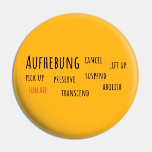 Hegel Aufhebung Pin